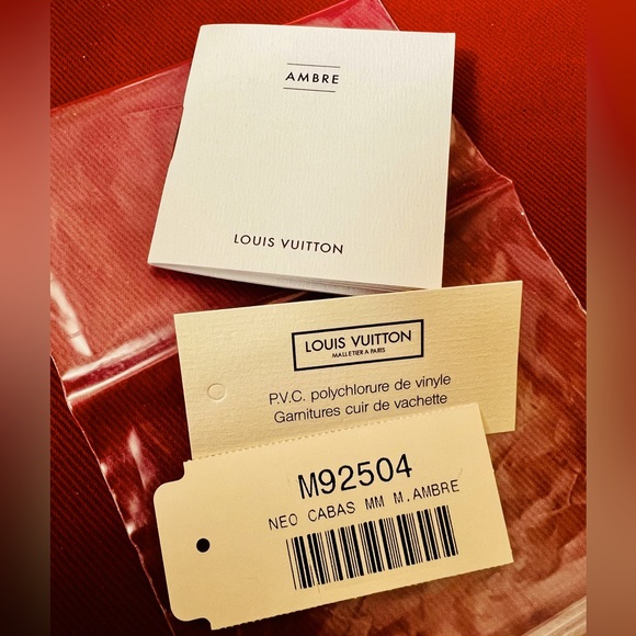 Authentic Louis Vuitton Monogram Vinyl Neo Cabas Ambre MM Tote Bag. Brand New. - Picture 11 of 11